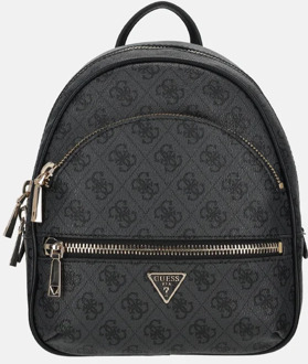 Guess Manhatten II rugzak Coal Logo Zwart