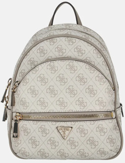 Guess Manhatten II rugzak Dark Taupe Logo