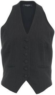 Guess Marciano Gilet Met Open Achterkant Zwart - 40