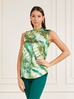 Guess Marciano Overhemd Print All-Over Groen multi