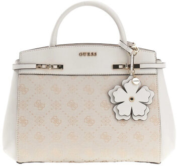 Guess Melinda logo schoudertas Ecru - One size