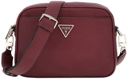 Guess Meridian Camera Bag burgundy Damestas Rood - H 17 x B 24 x D 5