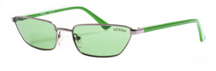 Guess Metalen dameszonnebril in rechthoekige vorm GU8285 Guess Groen