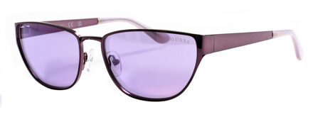 Guess Metalen dameszonnebril met rechthoekige vorm GU7903 Guess Violet - One Size