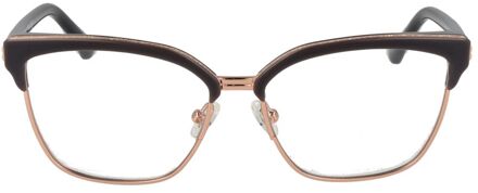 Guess Metalen Flessenframe Cat Eye Bril Zwart - One Size