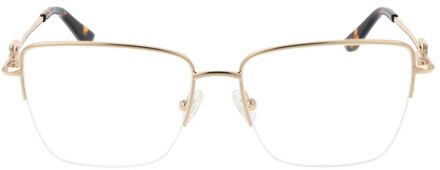 Guess Metalen Frame Halfrim Bril Bruin - One Size