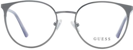 Guess Metalen Ronde Zonnebril Gu7610 Grijs - One Size