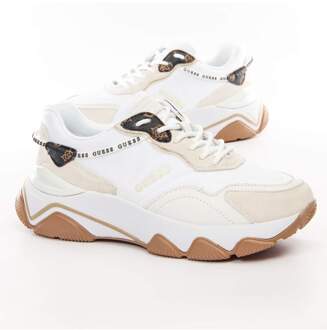 Guess Micola Sneaker in Wit Guess , White , Dames - 40 Eu,36 Eu,38 EU