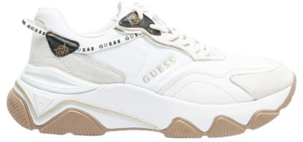 Guess Micola Sneaker in Wit Guess , White , Dames - 40 Eu,37 Eu,36 Eu,39 Eu,38 EU