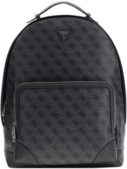 Guess Milano Backpack black\antracite Zwart - H 42 x B 30 x D 13 cm