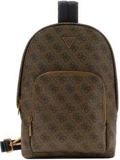 Guess Milano Backpack Crossover coffee schoudertas heren Bruin - H 31 x B 21 x D 5 cm