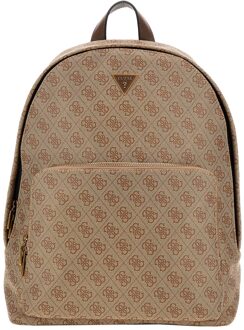 Guess Milano Compact Backpack beige/brown Multicolor - H 42 x B 30 x D 13 cm