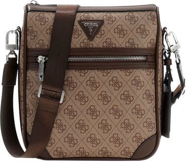 Guess Milano Crossbody 2 beige\cognac schoudertas heren Multicolor - H 25 x B 22 x D 4,5 cm
