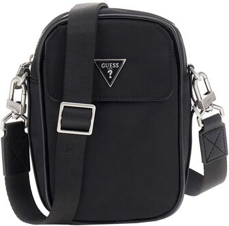 Guess Milano Crossbody Micro black schoudertas heren Zwart - H 16 x B 12 x D 9 cm