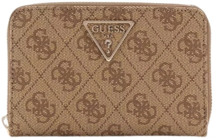 Guess Mini-Portefeuille Laurel 4G-Logo Beige - T/U