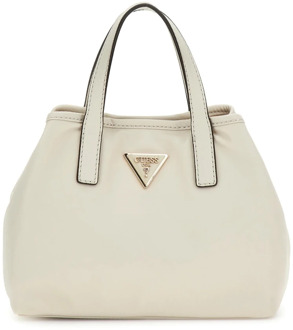 Guess Mini-Shopper Latona Nylon Crème - T/U