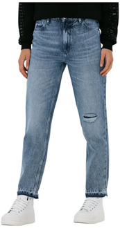 Guess Mom Jeans Blauw - 26