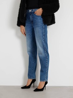 Guess Mom Jeans Met Hoge Taille Blauw - 27