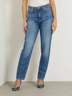 Guess Mom Jeans Met Hoge Taille Blauw - 32