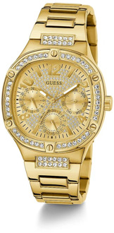 Guess Multifunctioneel Horloge Met Kristallen Goud - T/U