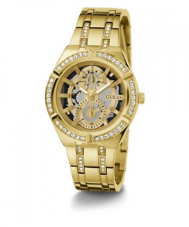 Guess Multifunctioneel Horloge Met Kristallen Goud - T/U