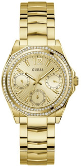 Guess Multifunctioneel Horloge Met Kristallen Goud - T/U