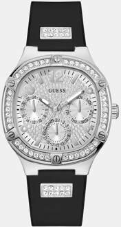 Guess Multifunctioneel Horloge Met Kristallen Zilver - T/U