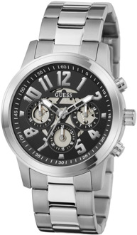 Guess Multifunctioneel Horloge Met Tachymeter Zilver - T/U