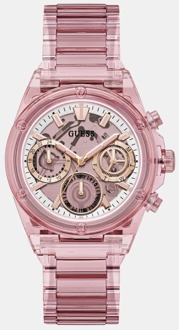 Guess Multifunctioneel Horloge Van Bio-Nylon Roze - T/U