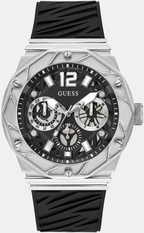 Guess Multifunctioneel Siliconen Horloge Zilver - T/U