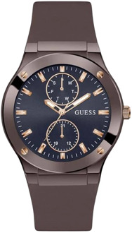 Guess Multifunctionele Jet bruin blauw horloge Guess , Brown , Heren - ONE Size