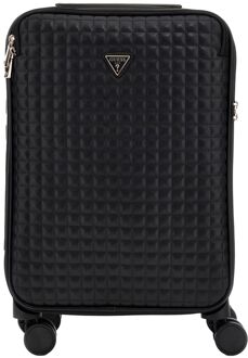 Guess Nadira 18 In 8-Wheeler black hardcase koffer Zwart - H 54 x B 35 x D 23,5 cm