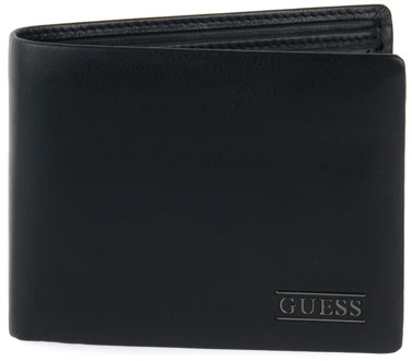 Guess New Boston Billford Portemonnee Guess , Black , Heren - ONE Size