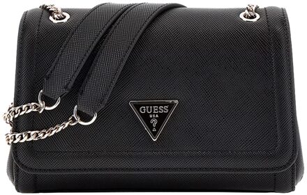 Guess Noelle Convertible Xbody Flap Zwart Guess , Black , Dames - ONE Size