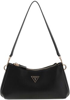 Guess Noelle II 3 Comp Shldr Xbody black damestas Zwart - H 12 x B 22 x D 7,5 cm