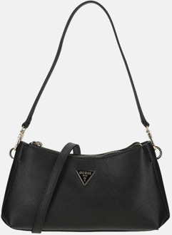 Guess Noelle II schoudertas mini black Zwart