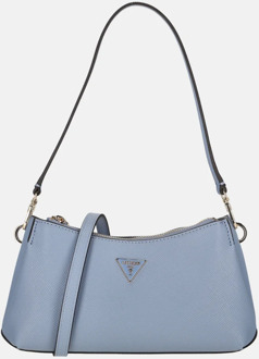Guess Noelle II schoudertas mini grey blue Lichtblauw