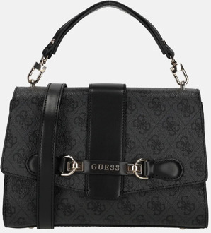 Guess Nolana handtas coal logo Zwart