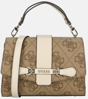 Guess Nolana handtas latte logo/bone Cognac