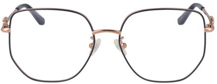 Guess Octagonaal Kader Zonnebril Zwart - One Size