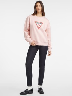 Guess Oversized Iconic Sweater Roze - M