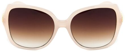 Guess Oversized Vierkante Zonnebril met Kettingdetail Bruin