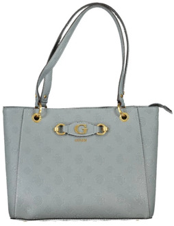Guess Peony Noel Tote Guess , Blue , Dames - ONE Size