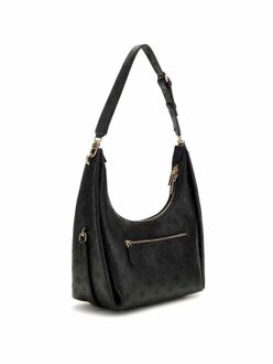 Guess Phoebe Hobo Schoudertas - maat Zwart