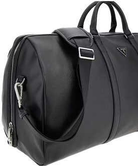 Guess Pisa Weekendtas Saffiano Zwart - T/U