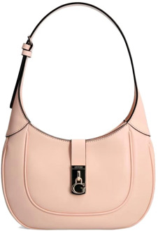 Guess Poederroze Hobobag Maimie Schouder Guess , Pink , Dames - ONE Size