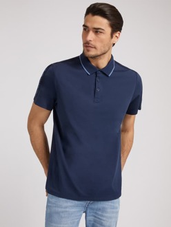 Guess Poloshirt Met Normale Pasvorm Blauw - XS