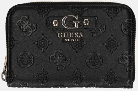 Guess Portefeuille Gerty 4G-Logo Peony Zwart - T/U