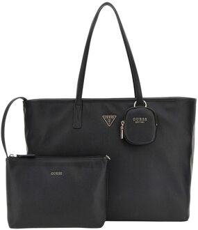 Guess Power Play II Large Tech tote bag black schoudertas dames Zwart - H 31 x B 49 x D 14 cm