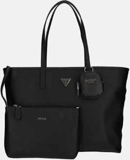 Guess Power Play Large Tech tote bag black shopper dames Zwart - H 30 x B 43 x D 13 cm